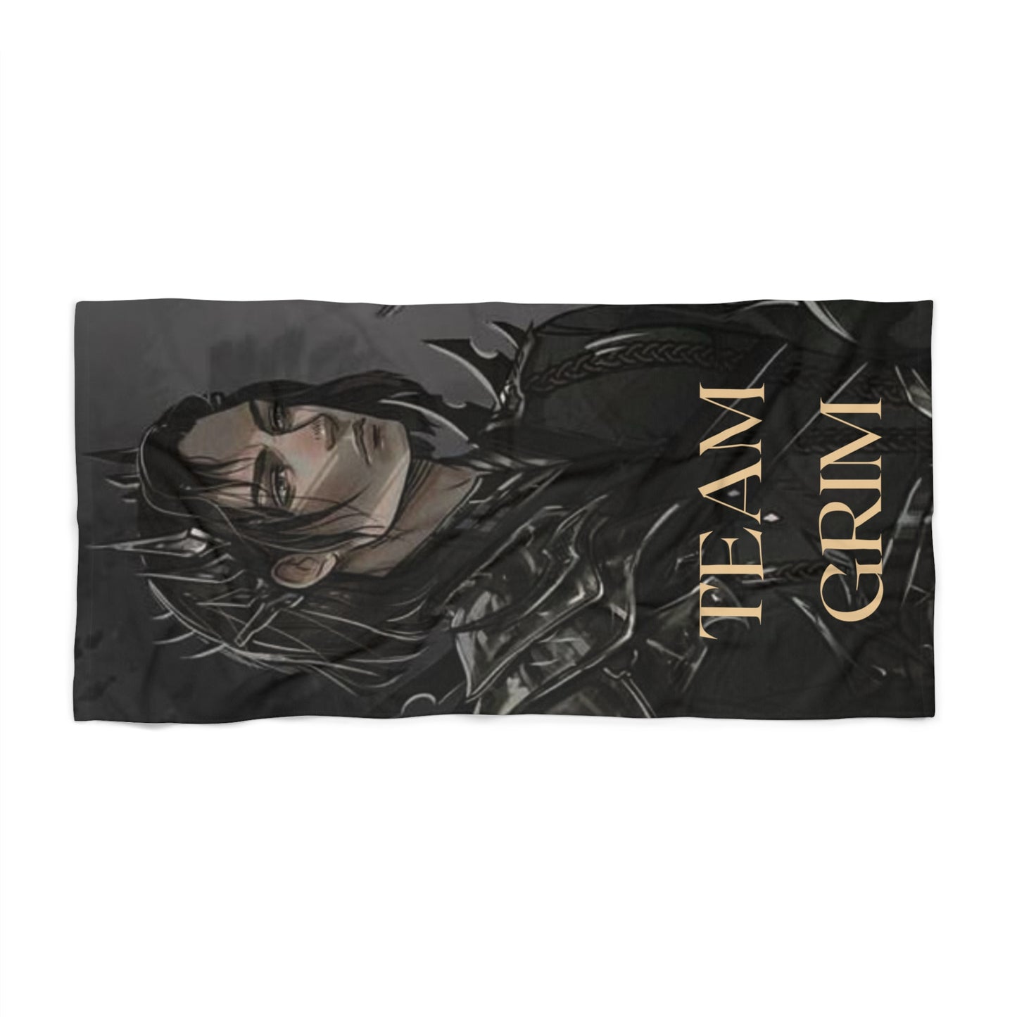 Team Grim Inspired by Lightlark - Dark Enchantment Beach Towel