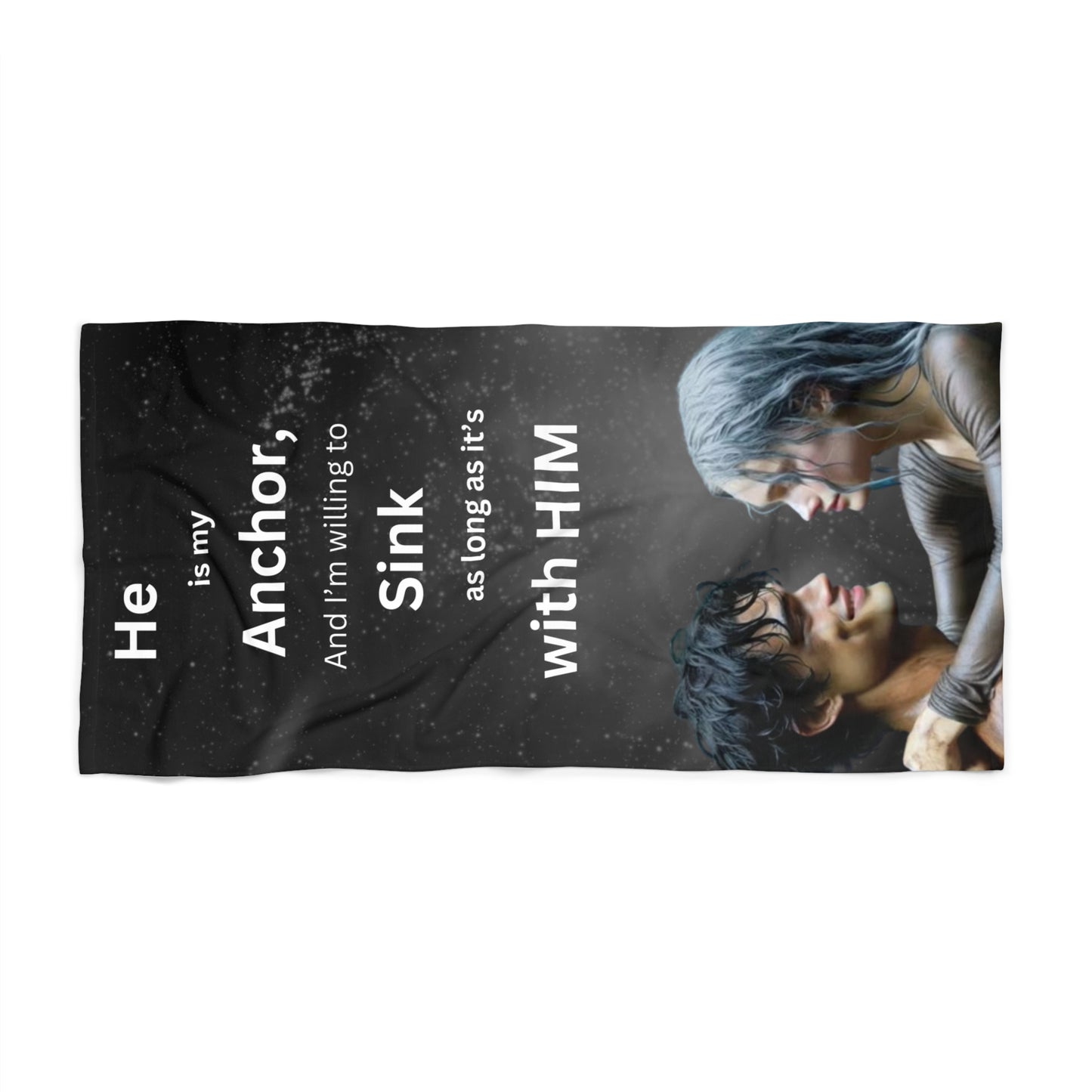 Powerless Inspired Beach Towel | Anchor of Love