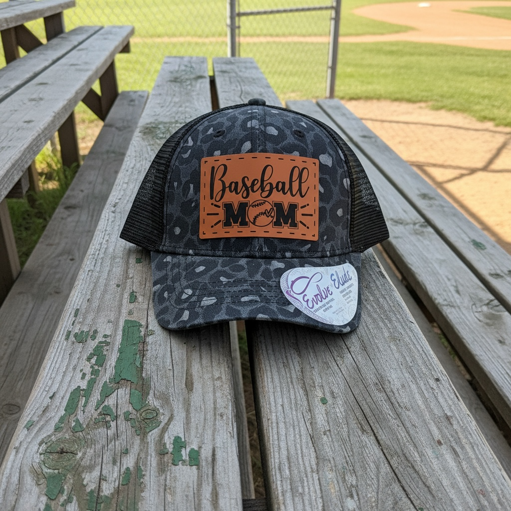 Baseball Mom game day trucker hat