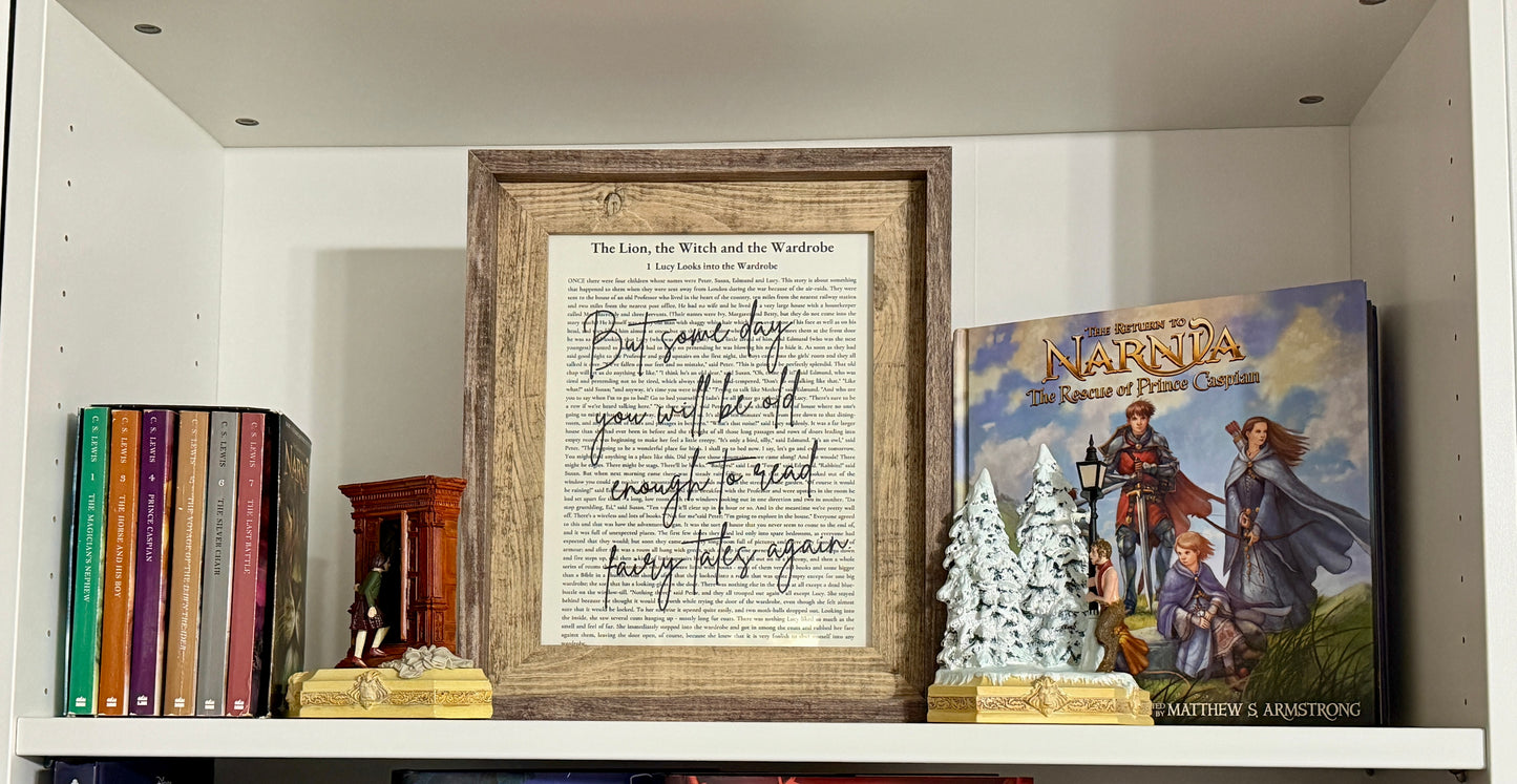 Bookish Frame | The Lion, the Witch and the Wardrobe