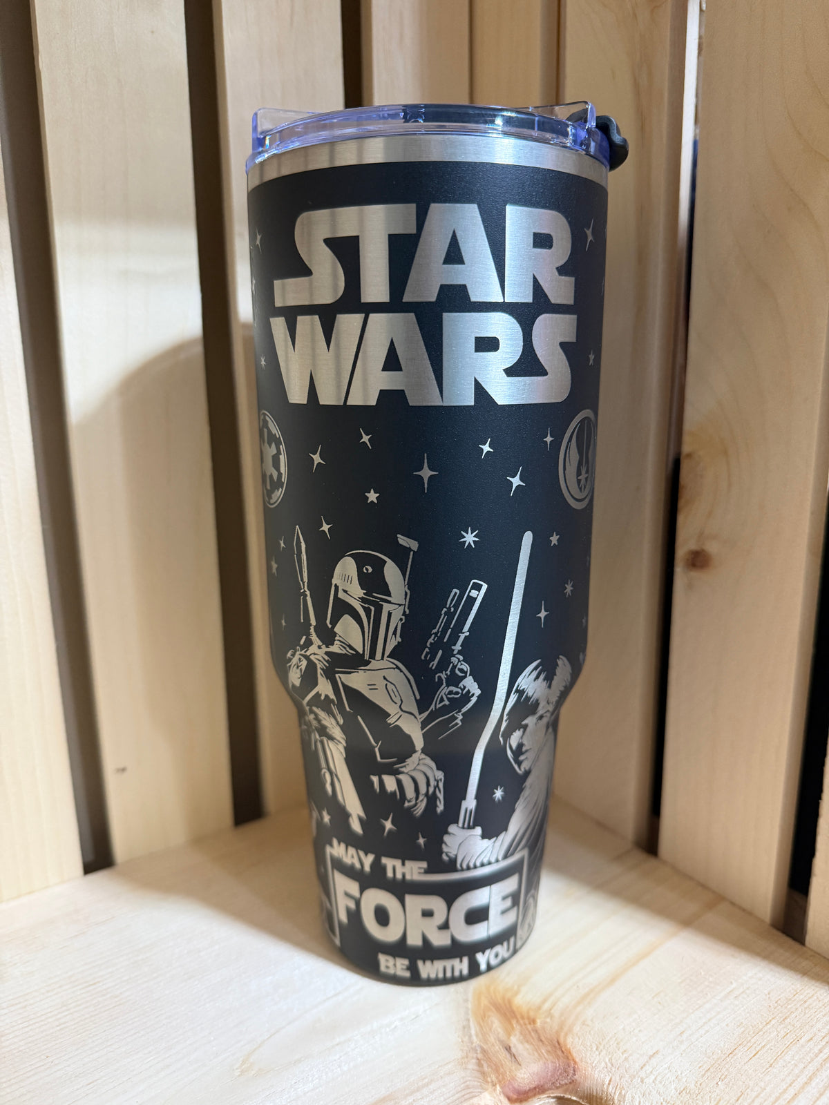 Star Wars engraved 40oz tumbler