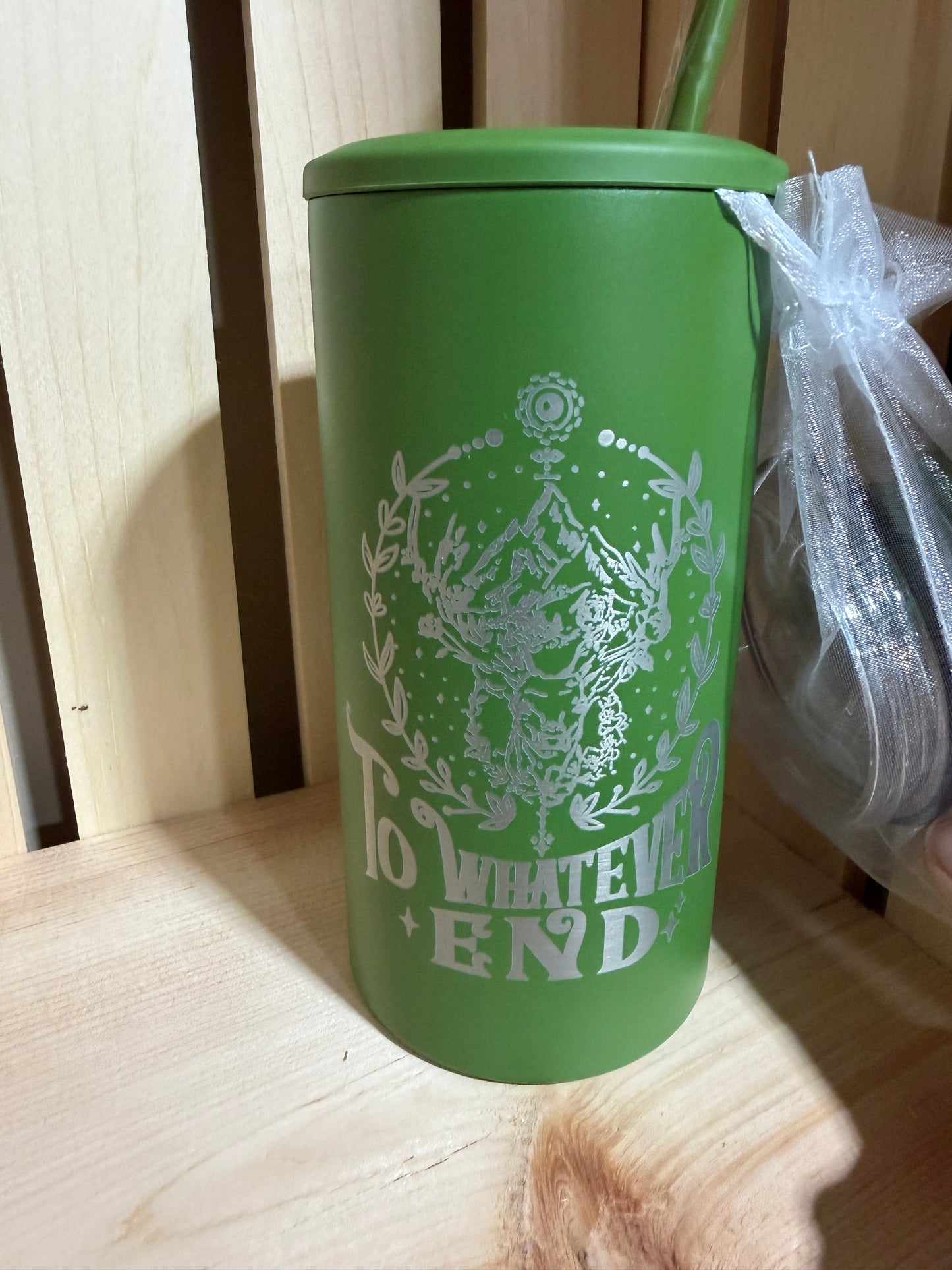 Throne of Glass 4-in-1 Can Cooler | You Do Not Yield Tumbler | To Whatever End Cup | Booktok Fantasy Gift | Romantasy Reader Tumbler
