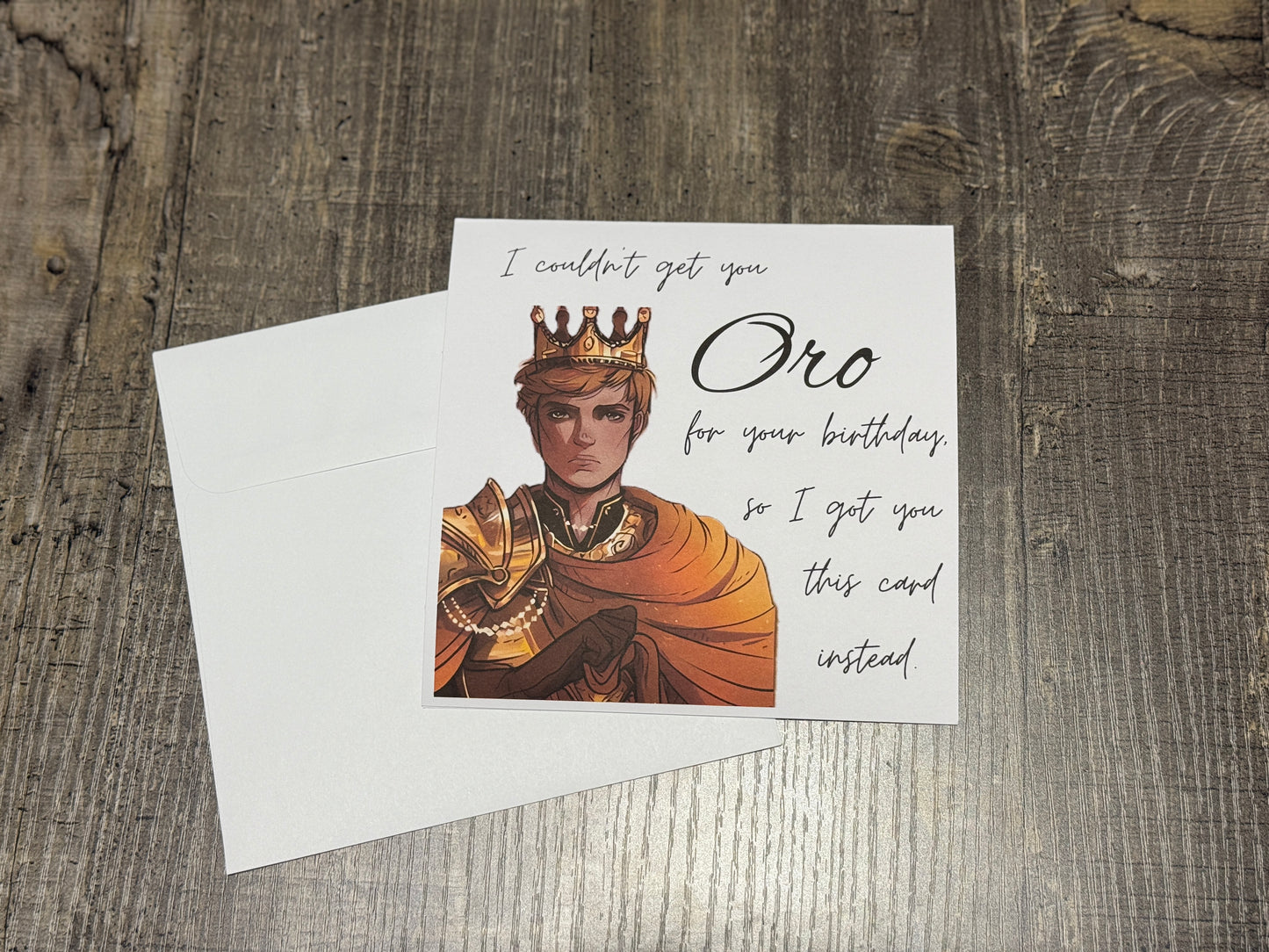 Lightlark | Funny Oro Birthday Card