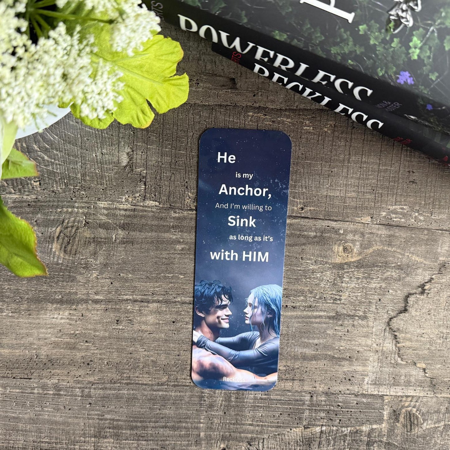 Powerless Inspired Bookmark Set | Lauren Roberts Bookish Gifts | Character Art + Quotes | Paedyn & Kitt | Enemies to Lovers