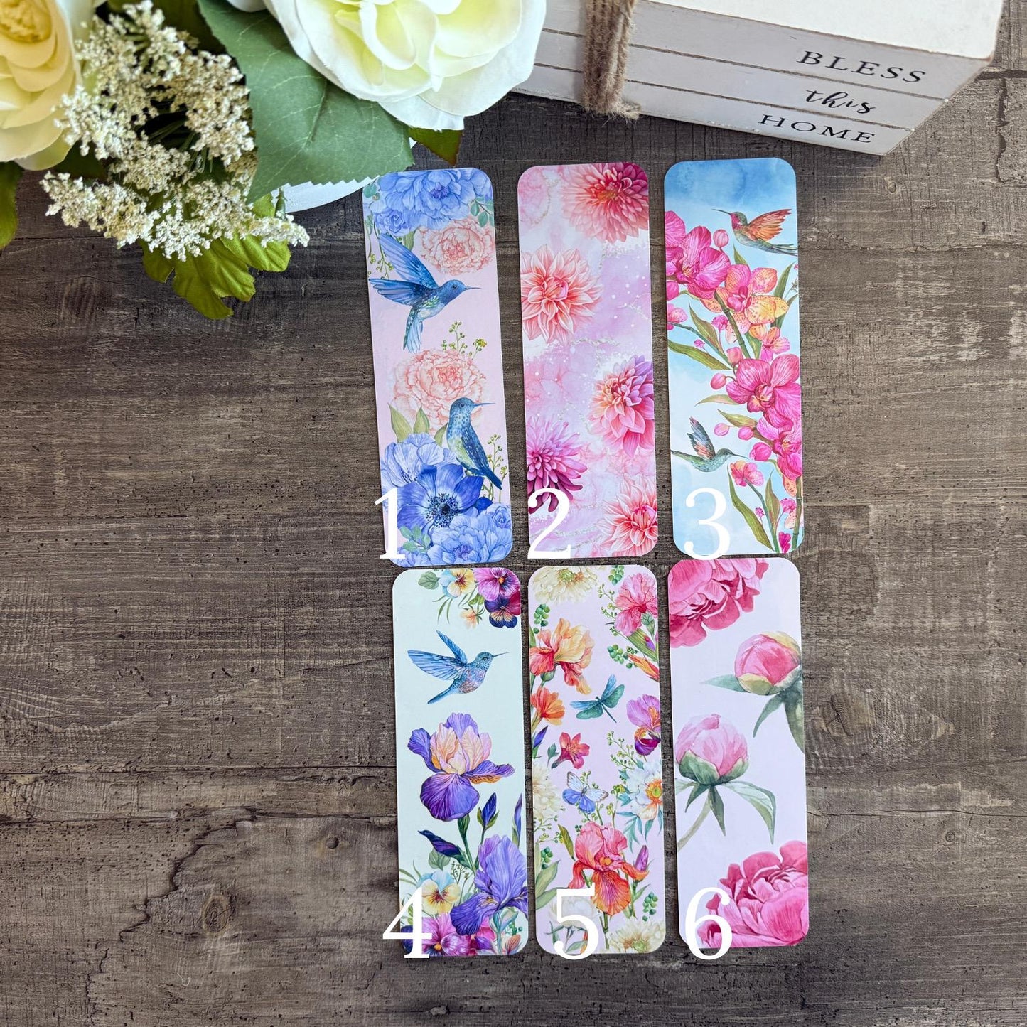 Flowers in Bloom Bookmarks