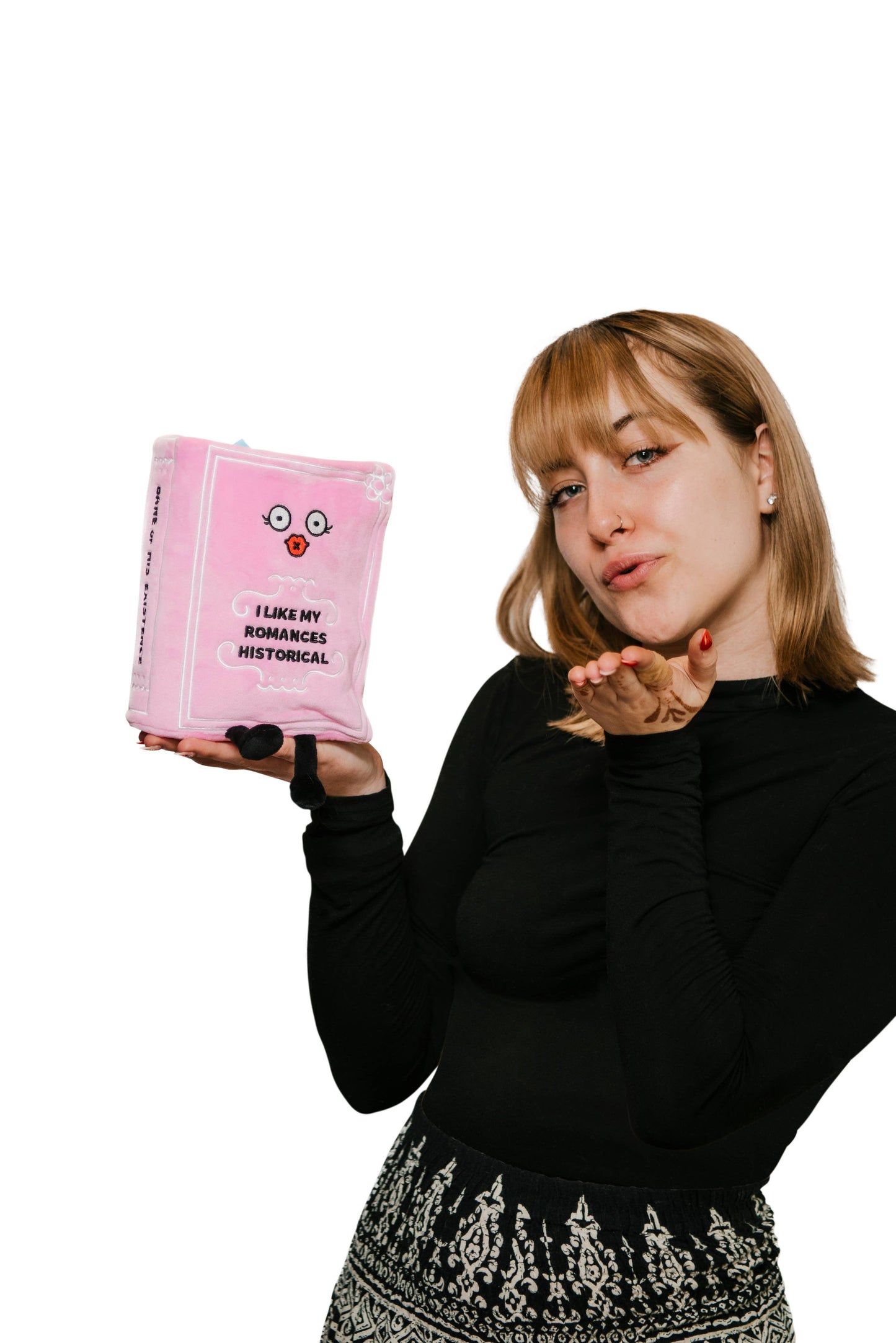 Plush Book Romance Historical Soft Cuddly Toy Funny Cute