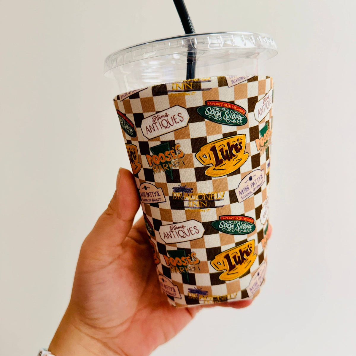 Stars Hollow Signs Iced Coffee Sleeve, Gilmore Girls, view 2