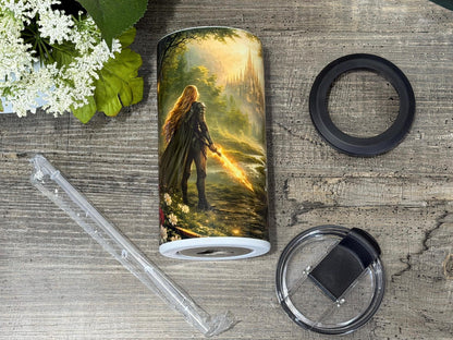 Throne of Glass Inspired 4 in 1 Can Cooler | To Whatever End Fireheart Quote | Aelin Galathynius Tumbler | Fantasy Bookish Cup | Reader Gift
