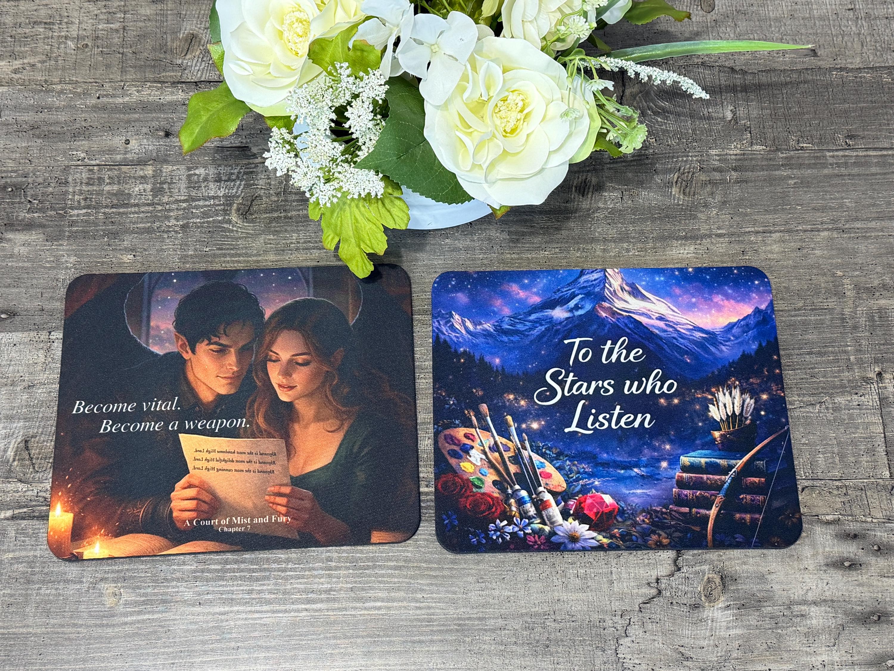 Become Vital Become a Weapon Mouse Pad | ACOTAR Inspired Desk Decor | A Court of Mist and Fury Bookish Gift
