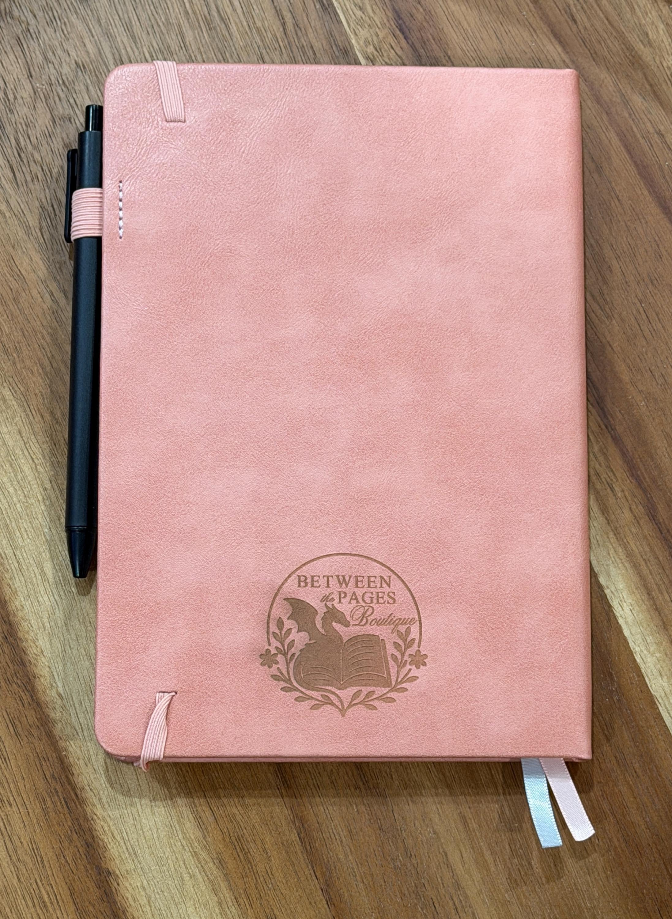 You Do Not Yield Leather Journal | Throne of Glass Inspired Notebook | Pink A5 Fantasy Journal | Bookish Gift for Readers Writers