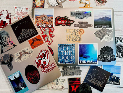 Game of Thrones Sigils & Iconic Art Decals (60-Pack)