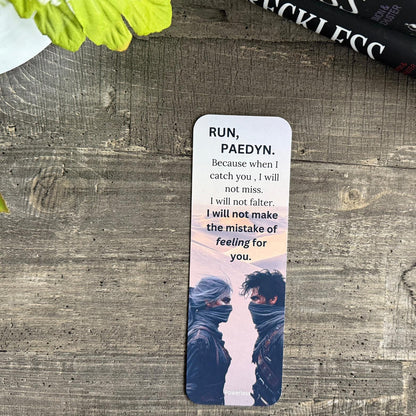 Powerless Inspired Bookmark Set | Lauren Roberts Bookish Gifts | Character Art + Quotes | Paedyn & Kitt | Enemies to Lovers