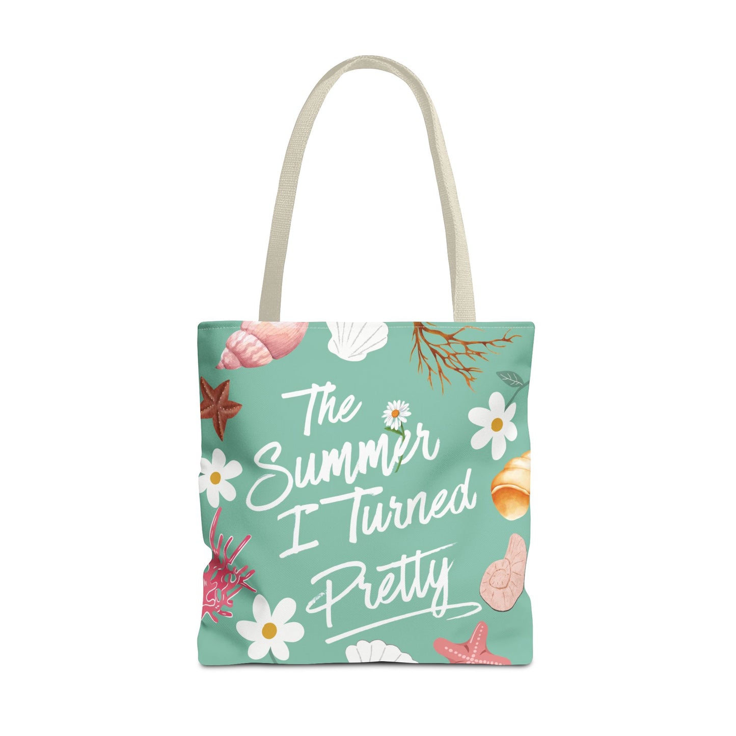 The Summer I Turned Pretty Tote Bag | SITP Tote Bag | Bookish Beach Bag | Cute Daisy & Seashell Tote | Book Lover Gift