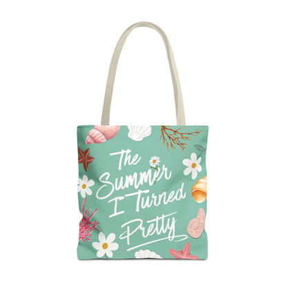 The Summer I Turned Pretty Tote Bag | SITP Tote Bag | Bookish Beach Bag | Cute Daisy & Seashell Tote | Book Lover Gift