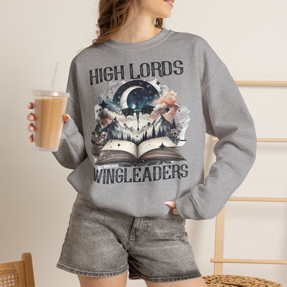 High Lords & Wingleaders Bookish Sweatshirt | Fantasy Reader Crewneck | Romantasy Inspired Gift