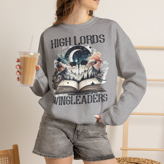 High Lords & Wingleaders Bookish Sweatshirt | Fantasy Reader Crewneck | Romantasy Inspired Gift