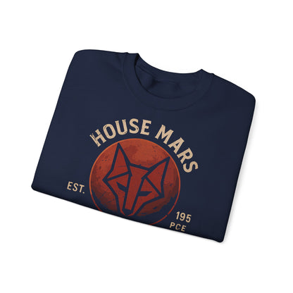 House Mars Primus Sweatshirt | Red Rising Inspired Crewneck | Howler Fan Gift | Sci-Fi Book Lover Sweatshirt | Mars Society Pullover