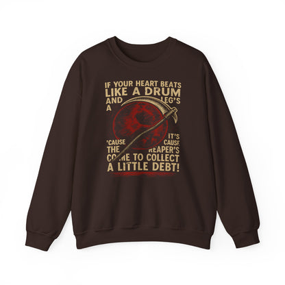 Red Rising "If Your Heart Beats Like a Drum" Sweatshirt | Reaper Quote Crewneck | Sci-Fi Fantasy Book Lover Gift | Howler Inspired Pullover