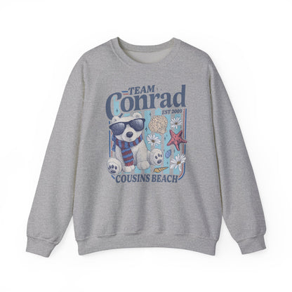 Team Conrad Sweatshirt | Cousins Beach Retro Sweatshirt | Summer I Turned Pretty Inspired Crewneck | Beach Romance Bookish Gift