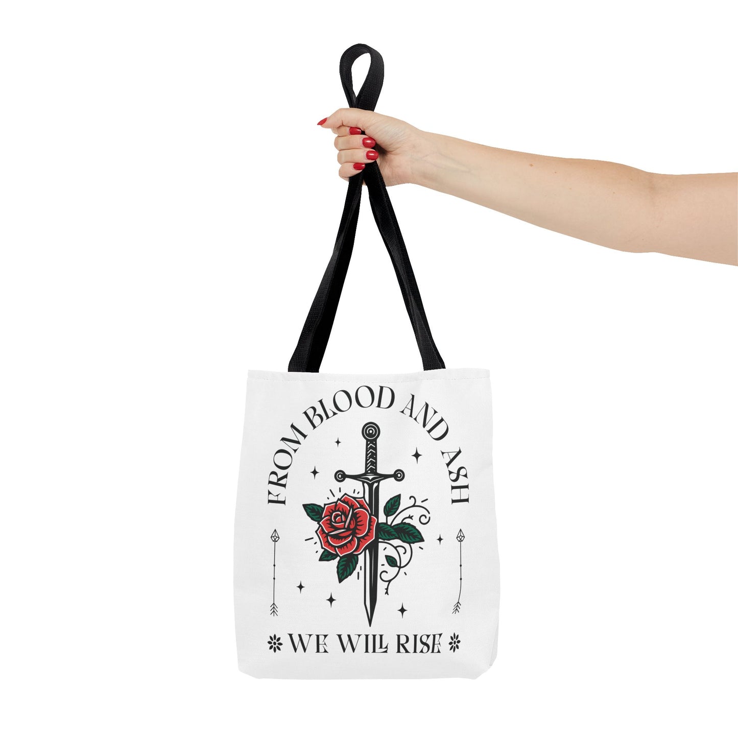 From Blood and Ash Tote Bag | We Will Rise Fantasy Bookish Bag
