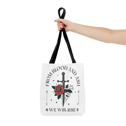 From Blood and Ash Tote Bag | We Will Rise Fantasy Bookish Bag