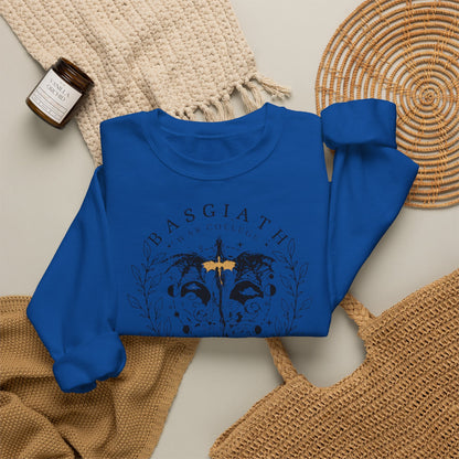 Basgiath War College Sweatshirt | Fourth Wing Inspired Crewneck | Dragon Rider Fantasy Sweatshirt | Romantasy Book Lover Gift | Violet Sorrengail Fan