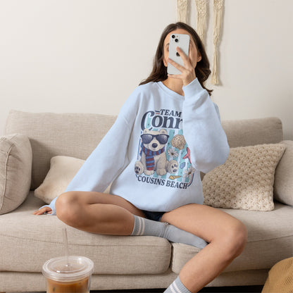 Team Conrad Sweatshirt | Cousins Beach Retro Sweatshirt | Summer I Turned Pretty Inspired Crewneck | Beach Romance Bookish Gift
