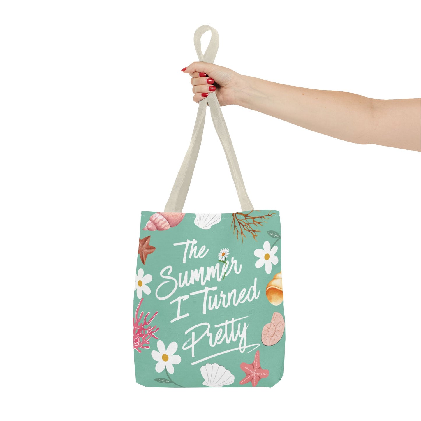 The Summer I Turned Pretty Tote Bag | SITP Tote Bag | Bookish Beach Bag | Cute Daisy & Seashell Tote | Book Lover Gift