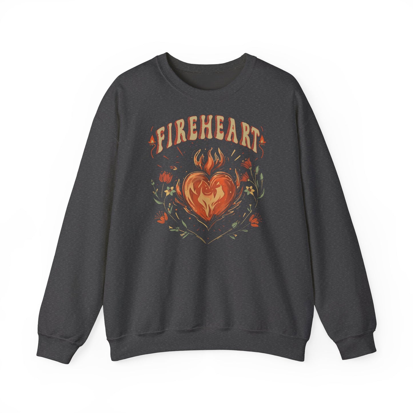 Fireheart Sweatshirt | Throne of Glass Inspired Crewneck | Fantasy Bookish Gift | Romantasy Reader Sweatshirt