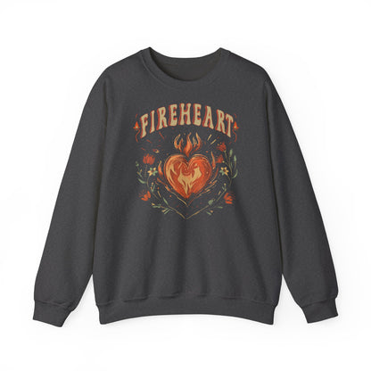 Fireheart Sweatshirt | Throne of Glass Inspired Crewneck | Fantasy Bookish Gift | Romantasy Reader Sweatshirt