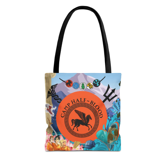Camp Half Blood Tote Bag | Percy Jackson Bookish Bag with Greek Mythology Aesthetic