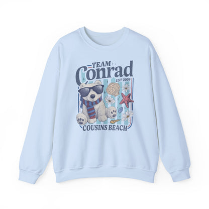Team Conrad Sweatshirt | Cousins Beach Retro Sweatshirt | Summer I Turned Pretty Inspired Crewneck | Beach Romance Bookish Gift
