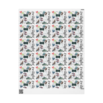 Twilight-Themed Wrapping Paper - Eco-Friendly Gift Wrap, Holiday Packaging, Art Print Gift Wrap, Birthday Wrap, Cute Gift Supplies