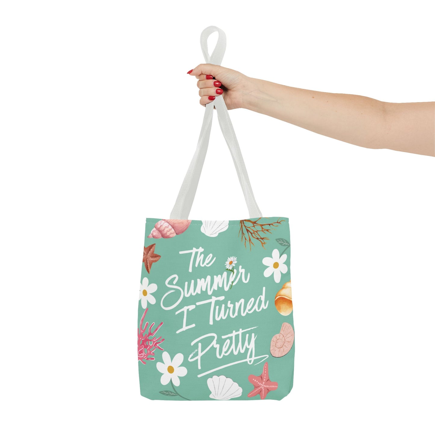 The Summer I Turned Pretty Tote Bag | SITP Tote Bag | Bookish Beach Bag | Cute Daisy & Seashell Tote | Book Lover Gift