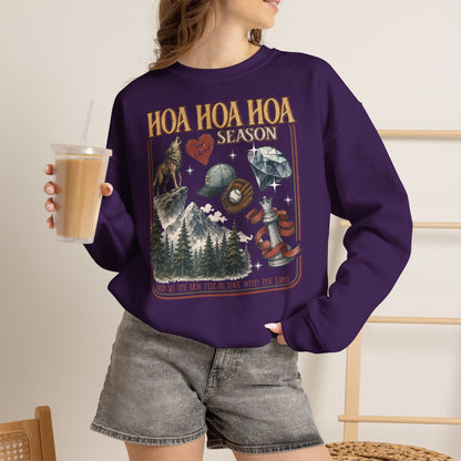 HOA HOA HOA Season Sweatshirt | Twilight Inspired Crewneck | Team Edward Inspired Book Lover Sweatshirt | Cozy Fall Reader Gift