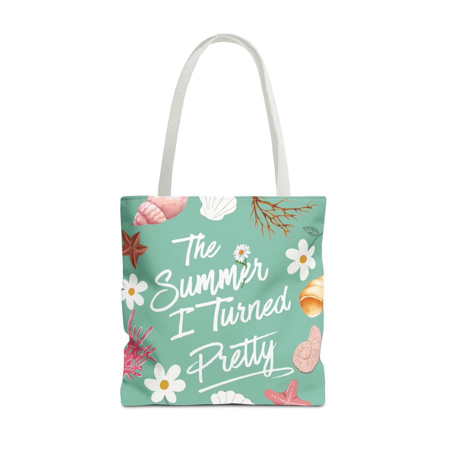The Summer I Turned Pretty Tote Bag | SITP Tote Bag | Bookish Beach Bag | Cute Daisy & Seashell Tote | Book Lover Gift