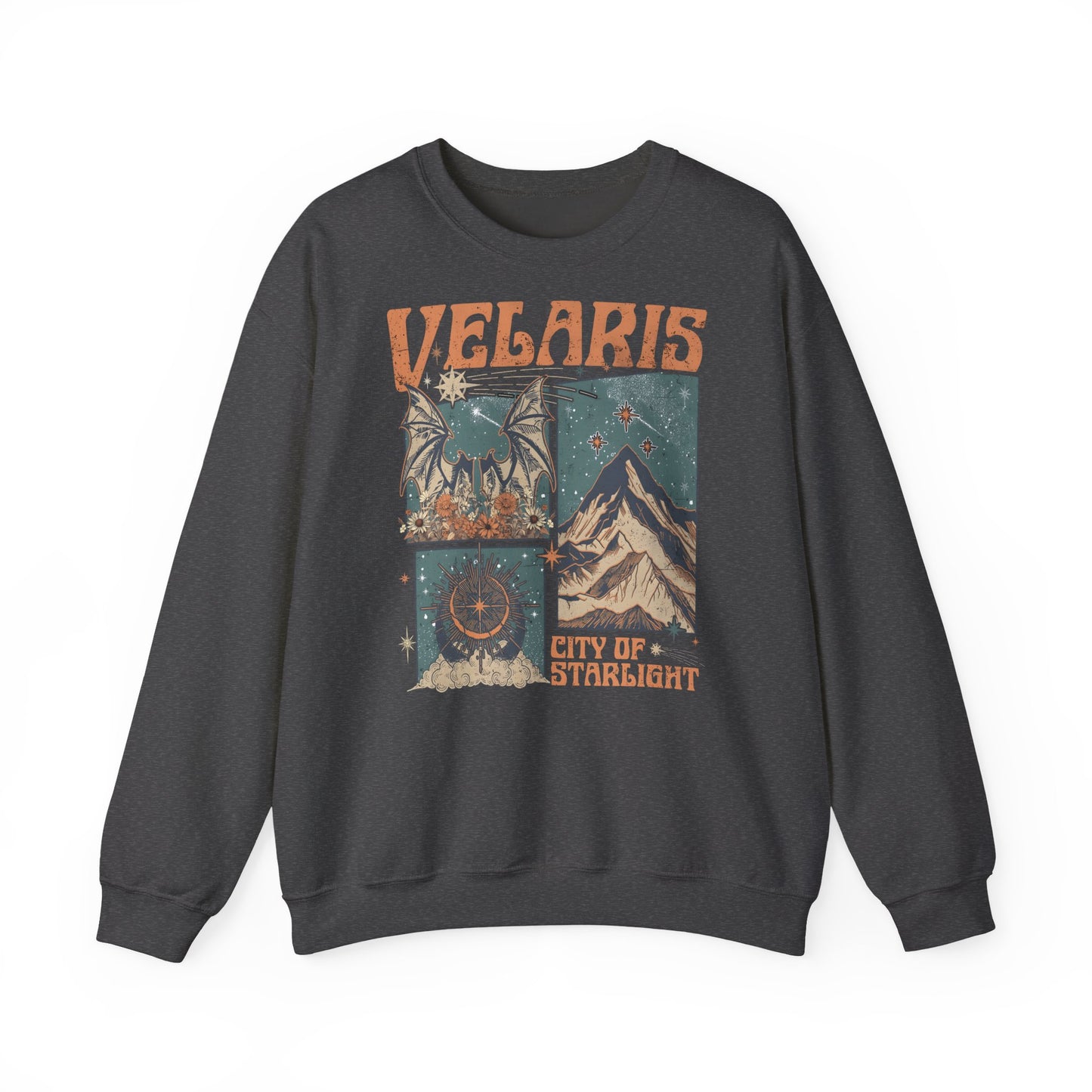 Velaris City of Starlight Sweatshirt | ACOTAR Inspired Crewneck | Night Court Bookish Sweatshirt | Fantasy Reader Gift | Sarah J. Maas Inspired