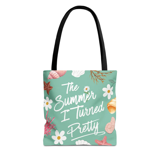 The Summer I Turned Pretty Tote Bag | SITP Tote Bag | Bookish Beach Bag | Cute Daisy & Seashell Tote | Book Lover Gift