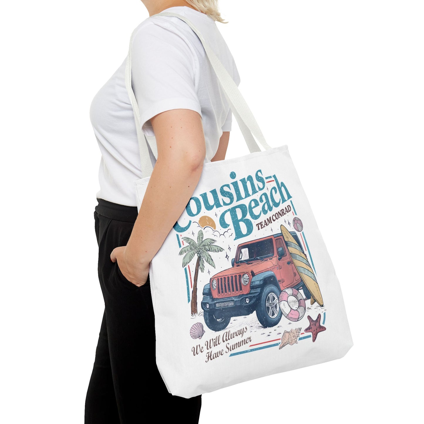 Summer I Turned Pretty | Cousins Beach | Team Conrad Tote Bag | Summer Bookish Tote
