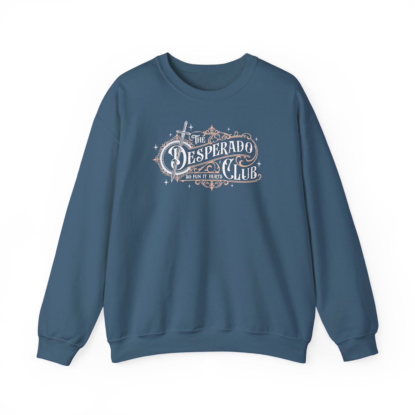 Desperado Club Sweatshirt | Dungeon Crawler Carl Inspired Crewneck | Bookish Fantasy Gamer Gift | Princess Donut Fan Sweatshirt