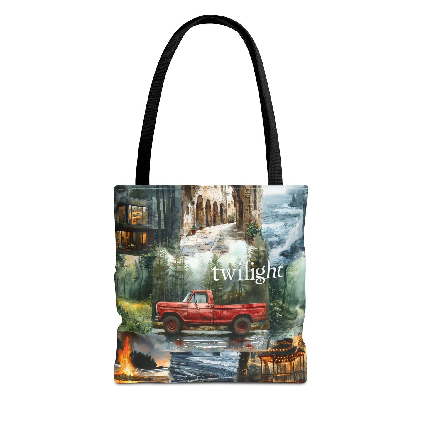 Twilight Inspired Tote Bag | Bellas Truck & Forks Forest Scene
