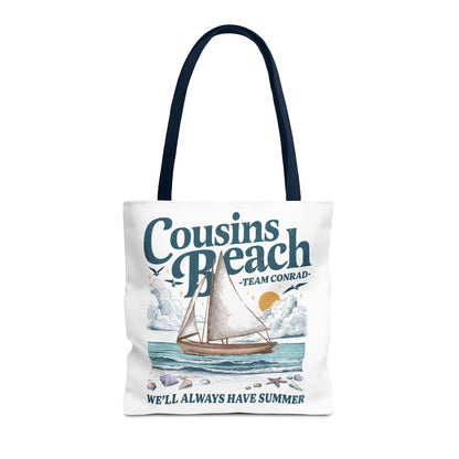 Summer I Turned Pretty | Cousins Beach Tote Bag | Team Conrad | Always Have Summer Sailboat Design