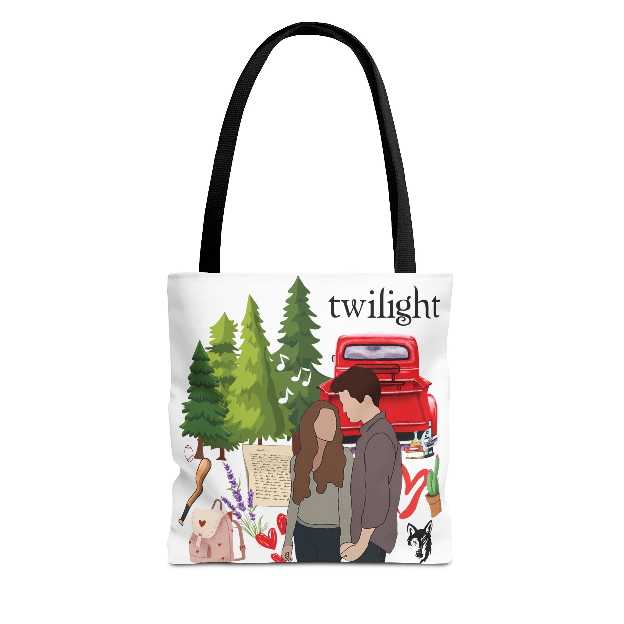 Twilight Inspired Tote Bag | Bookish Linen Bag | Forest Romance Aesthetic