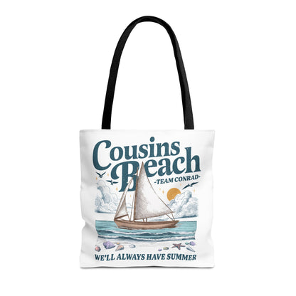 Summer I Turned Pretty | Cousins Beach Tote Bag | Team Conrad | Always Have Summer Sailboat Design
