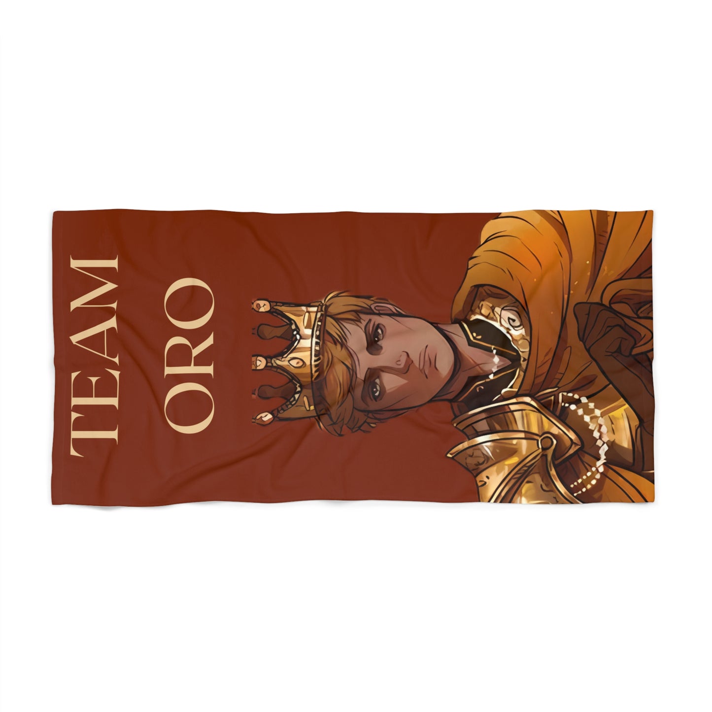 Team Oro Inspired by Lightlark - Golden Royalty Beach Towel