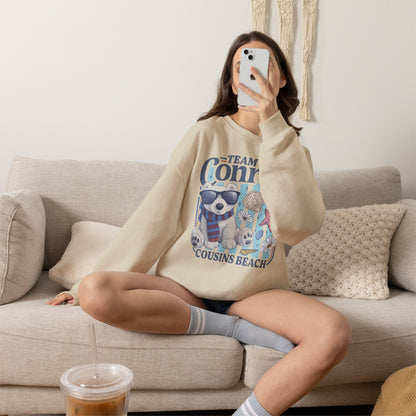 Team Conrad Sweatshirt | Cousins Beach Retro Sweatshirt | Summer I Turned Pretty Inspired Crewneck | Beach Romance Bookish Gift