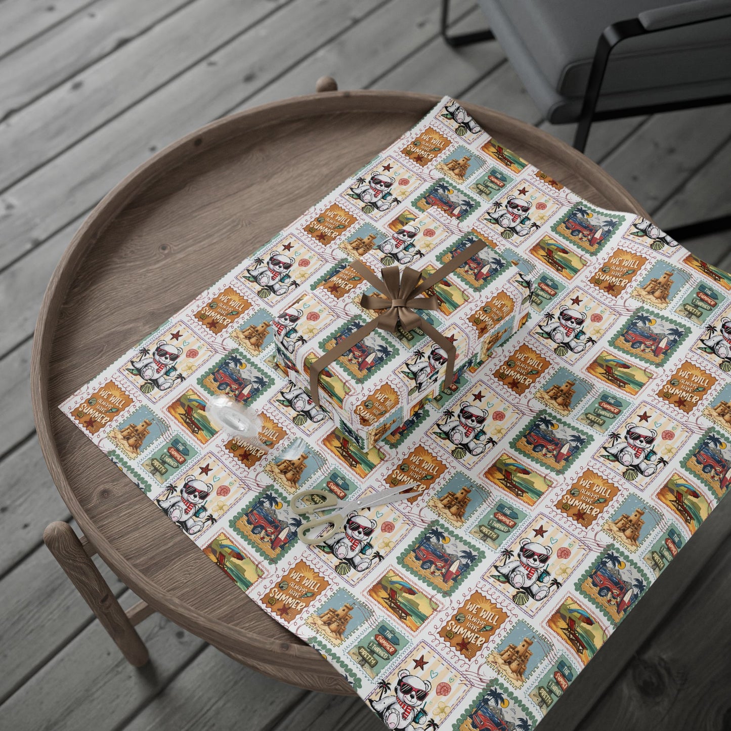 The Summer I Turned Pretty Wrapping Paper | Cousins Beach Gift Wrap | Bookish Wrapping Paper