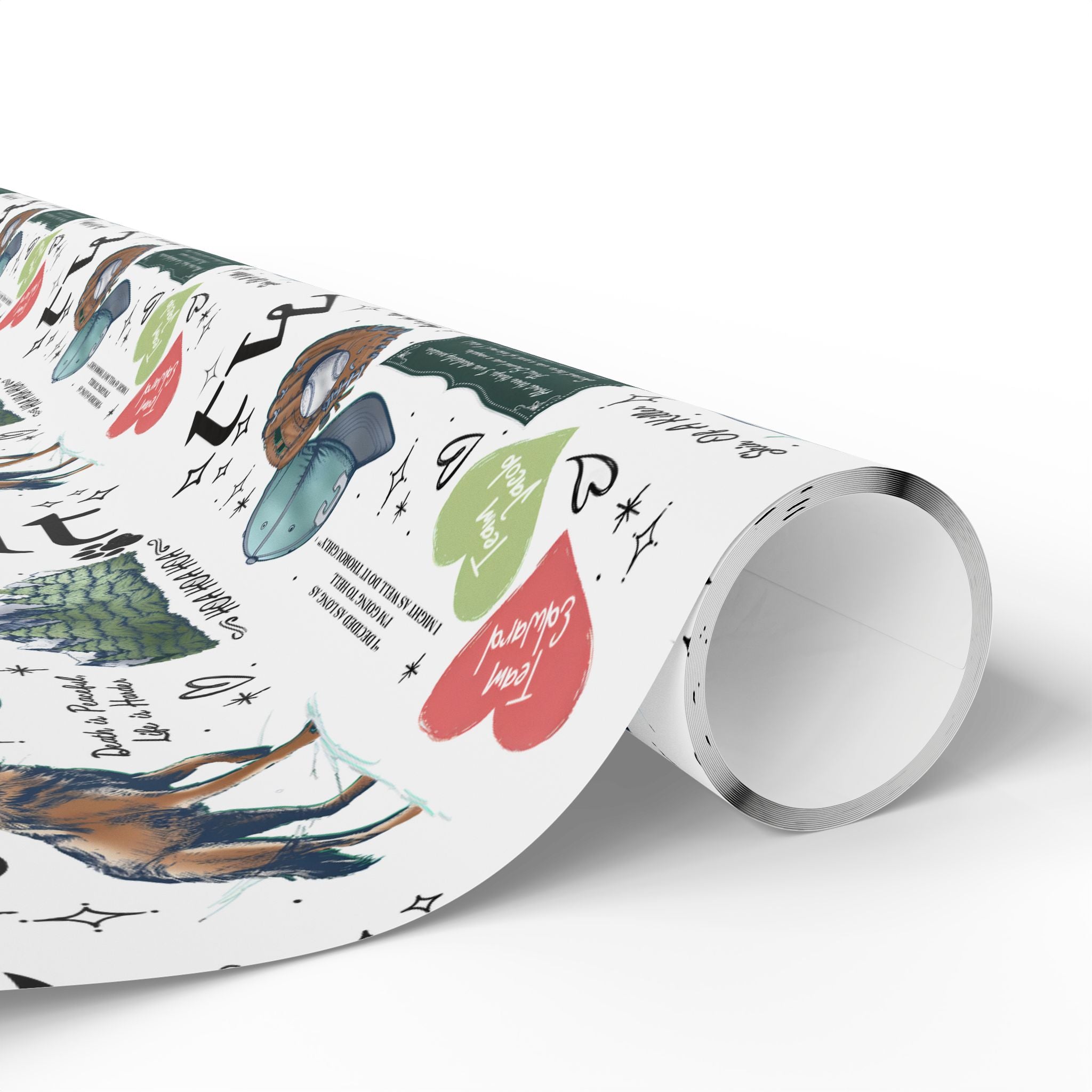 Twilight-Themed Wrapping Paper - Eco-Friendly Gift Wrap, Holiday Packaging, Art Print Gift Wrap, Birthday Wrap, Cute Gift Supplies