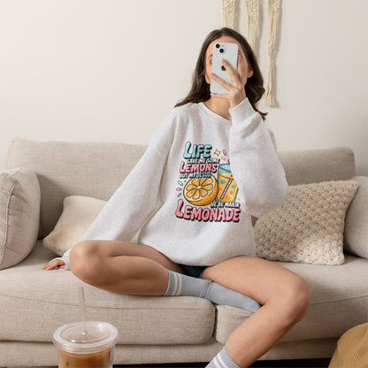 Life Gave Me Lemons But My Jesus He Be Makin' Lemonade Sweatshirt | Christian Sweatshirt | Forrest Frank Inspired Crewneck | Faith Graphic Pullover | Cute Christian Gift