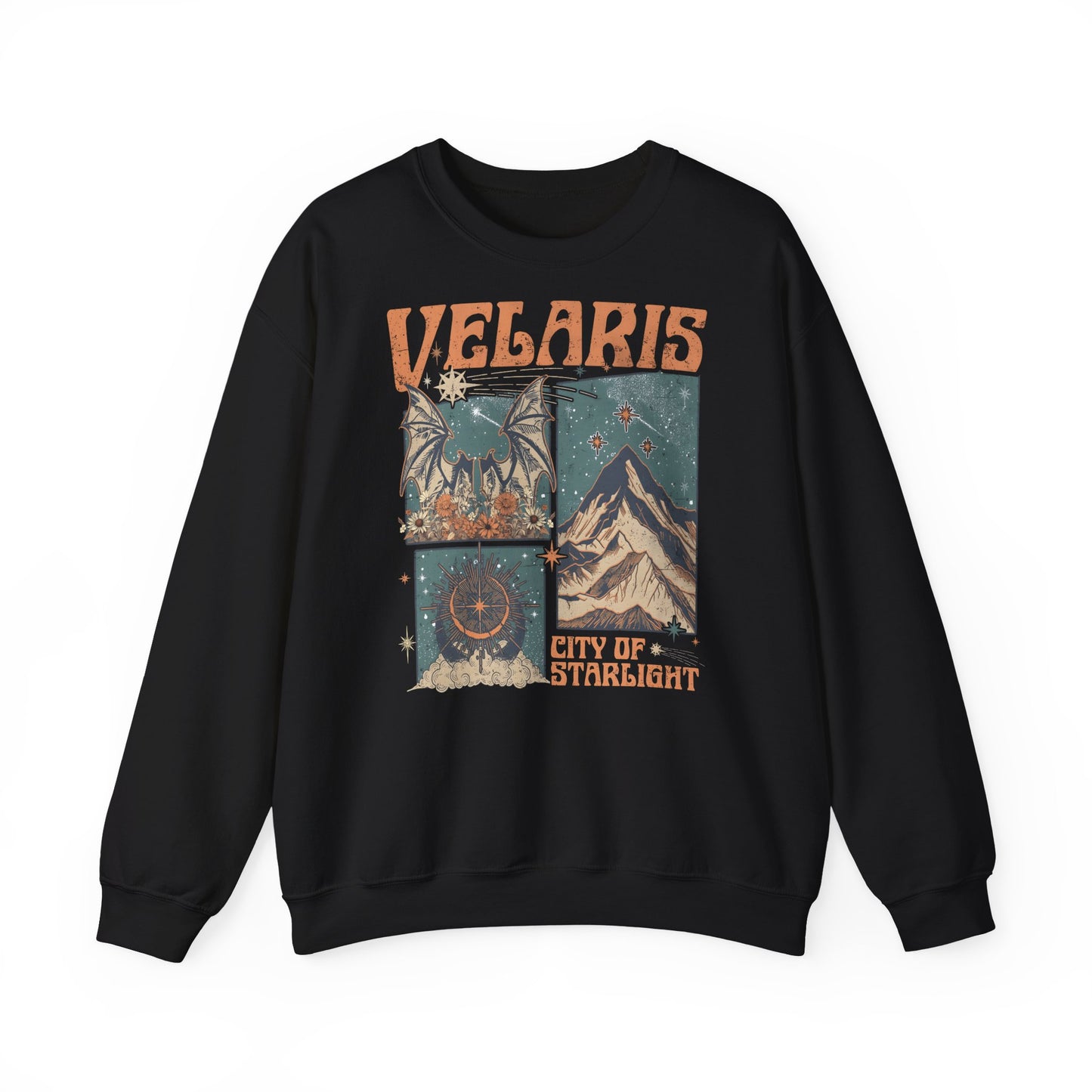 Velaris City of Starlight Sweatshirt | ACOTAR Inspired Crewneck | Night Court Bookish Sweatshirt | Fantasy Reader Gift | Sarah J. Maas Inspired